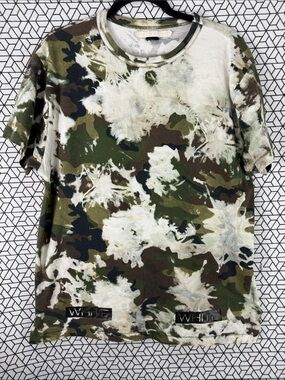 OFF-WHITE Short Sleeve T-Shirt Camouflage